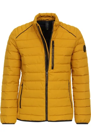 Casa Moda Gewatteerd jack geel, Effen