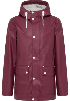 Dreimaster Regenjas Heren wijnrood