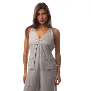 Women’s Emporio Armani Jumpsuit in Beige