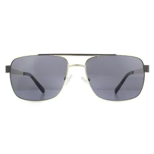 Denk van vlieger heren goudgrijze zonnebril