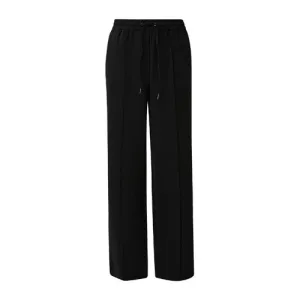 s.Oliver straight regular waist broek zwart
