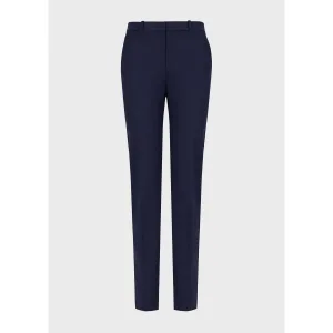 Emporio Armani-broek voor dames in Marineblauw