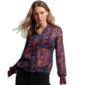 Damesblouse in mousseline Superdry Studios