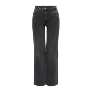 JDY high waist wide leg jeans grey denim
