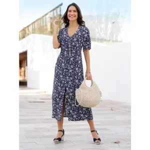 Classic Basics Gedessineerde jurk