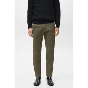 Mango Man tapered chino groen