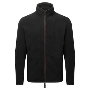 Premier Heren Artisan Fleece Jas (Zwart/Bruin)