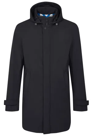 Bugatti Herren Water- en windafstotende jas met opstaande kraag