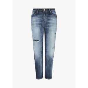 Women’s Armani Exchange J16 Boyfriend- Fit Jeans in Indigo
