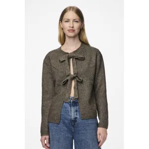 PIECES wollen vest gebreid