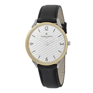 Pierre Cardin Pigalle Stripes herenhorloge Zwart CPI.2015