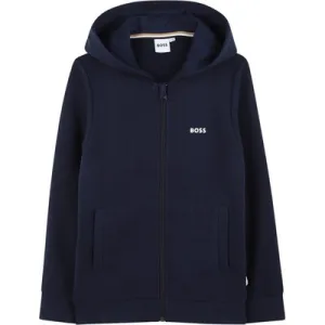 Boss Zip Up Hoodie Junior