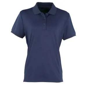 Premier Dames/Dames Coolchecker Piqué Poloshirt (Marine)