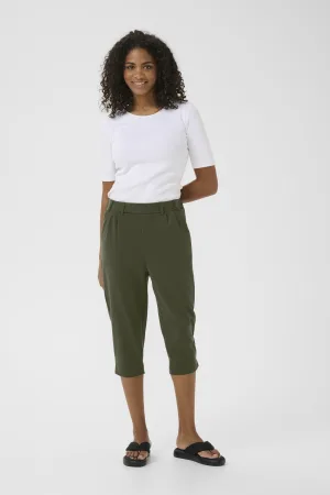 Broek Regular fit Forest Night green