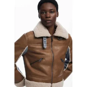 Desigual teddy jas bruin