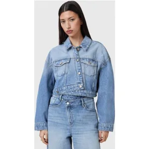 AllSaints Aki Crossover Jacket Light Indigo