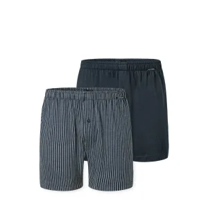 Schiesser Wijde boxershort Boxershorts Multipacks ideaal als cadeau, met gulp (Set van 2)