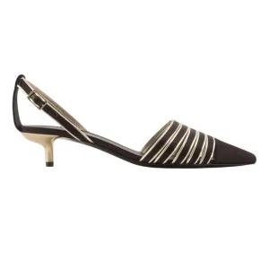 Emporio Armani Dames/Dames Leren Pumps (Zwart)