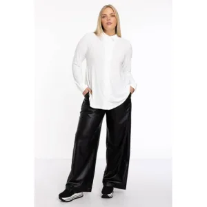 YOEK blouse DOLCE van travelstof ecru