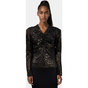 IRO Paris Blyn Top Black Lurex