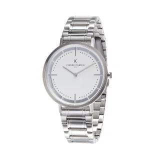 Pierre Cardin Belleville Park herenhorloge Zilverkleurig CBV.1022