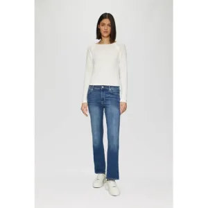 s.Oliver regular waist bootcut jeans medium blue denim