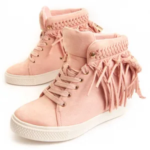 Montevita Wedge Enkellaars Indig3 In Roze