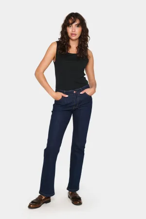 Jersey top Fitted Blac