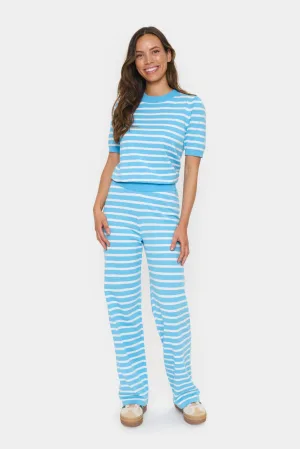 Casual broek Regular fit Ethereal Blue Ice Stripe