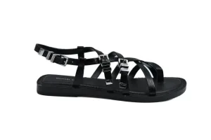Michael Kors Sandalen – Low Top Black Shoes With Metallic Accents in zwart