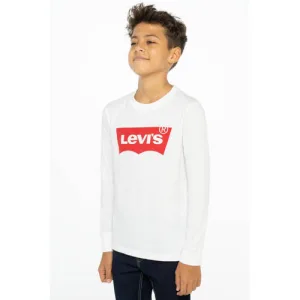 Levi’s Kids longsleeve Batwing met logo wit