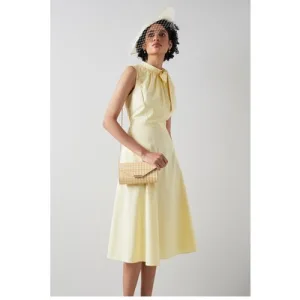 LK Bennett Lucy Clutch Bag Natural