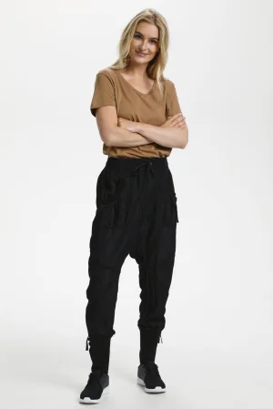 Casual broek Loose fit black