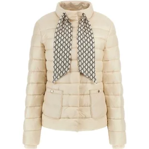 GUESS Avery Padded Scarf J Eggshell Ecru Multi