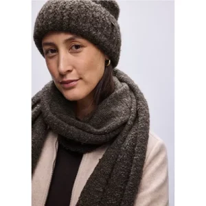 Street One Dames Bouclé muts in Bruin