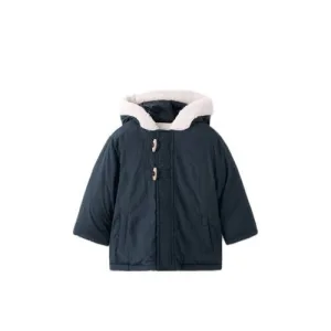 Mango Kids winterjas donkerblauw
