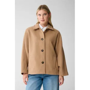 Shoeby korte mantel camel