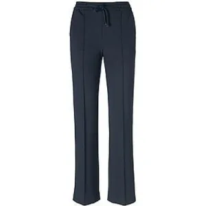 Jersey broek pasvorm Cornelia Van Peter Hahn blauw