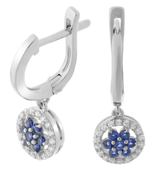 Orphelia ‘Erina’ Dames 925 Sterling Zilveren Hangende Oorbellen – Zilver ZO-7047