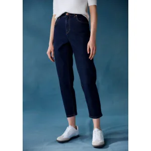 Lascana Mom jeans met hoge taille. elastische denimstof