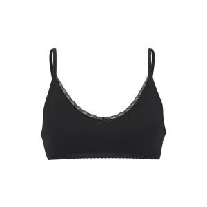 Vivance Bralette van zacht pointelle-breisel met kant