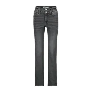 Raizzed high waist straight leg jeans zwart
