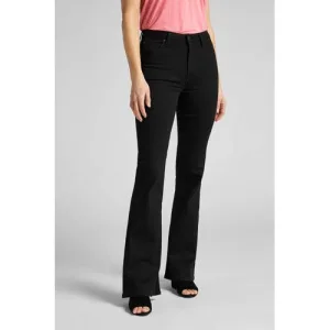 Lee high waist flared jeans Breese black denim