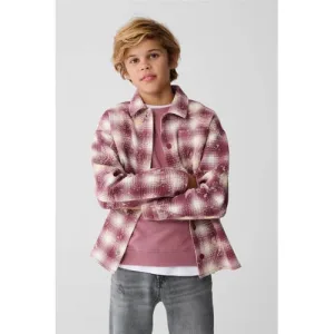 Shoeby geruit overshirt roze