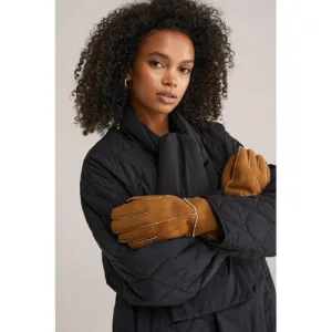 WE Fashion Handschoenen cognac