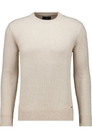 RAGMAN Trui ronde halsbeige, Effen