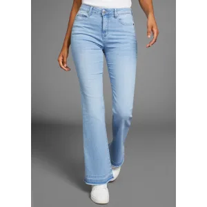 KangaROOS Wijde jeans Flare wijde jeans met hoge taille