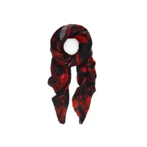 Desigual sjaal met bloemenprint rood