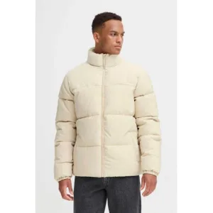 Blend gewatteerde jas ecru