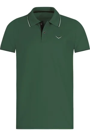 TRIGEMA Polo shirt Korte mouw Klimop